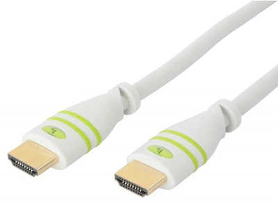 Kabel TECHly HDMI 1.4 Ethernet M/M 3 m Biały (8057685306929)
