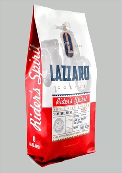Кава в зернах LAZZARO RIDER 6 кг (ящик), купаж арабіка/робуста