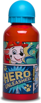 Butelka na wodę Euromic Paw Patrol Czerwona z niebieskim 400 ml (8412497189342)