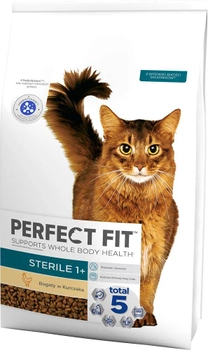 Сухий корм для стерилізованих котів Perfect Fit Sterile 1+ з куркою 7 кг (4008429160639)