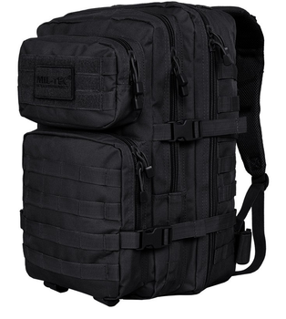 Великий чорний рюкзак Mil-Tec Assault 36 л