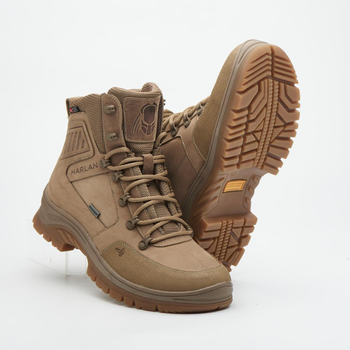 Ботинки тактические демисезонные кожаные PAV Style Lab HARLAN 505 р.47 31,2см койот (45283993747)