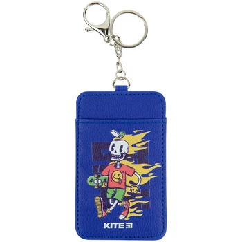 Бейдж вертикальный Kite с карабином синий (K22-297-01)