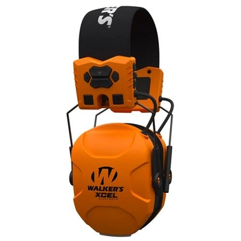 Активні тактичні навушники Walker's XCEL 500 BT Digital Electronic Muff Blaze Orange (з Bluetooth)
