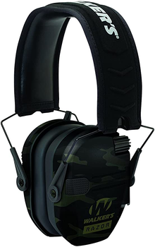 Активні тактичні навушники Walker's Razor Slim MultiCam Black, Walkers Чорний мультикам (GWP-RSEM-MCCG)