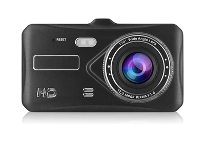 Автомобільний відеореєстратор-дзеркало L-9004 LCD 3.5" 2 камери 1080p Full HD