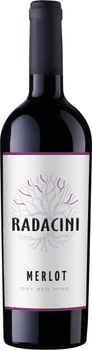 Вино Radacini Merlot червоне сухе 0.75 л 13% (4840267007536)