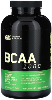 Аминокислота Optimum Nutrition Mega-Size BCAA 1000