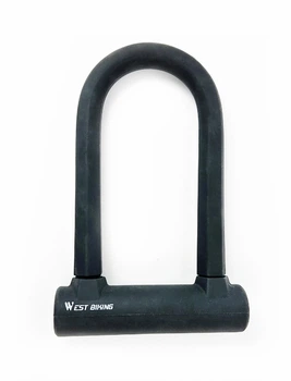 Велосипедний замок West Biking U-Lock 195 х 127 мм чорний (G0001087)