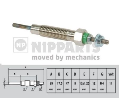 Свеча накаливания NIP J5715004