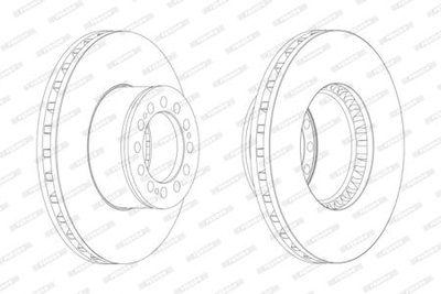 Гальмівний диск Ferodo FCR181A