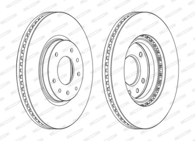 Гальмівні диски Ferodo DDF1768C