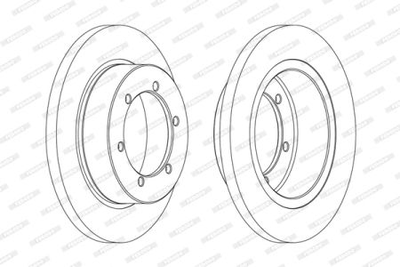 Гальмівний диск Ferodo FCR327A