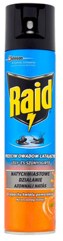 Aerozol Raid Pomarańcz przeciw muchom, komarom i innym owadom latającym 400 ml (5000204088359)
