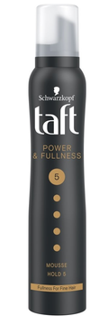 Pianka do włosów Taft Power & Fullness Mousse Mega Strong 200 ml (9000100653541)
