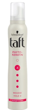 Пінка для волосся Taft Keratin Mousse Ultra Strong 200 мл (9000100342018)