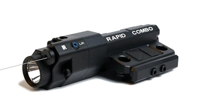 Підствольний ліхтар XGun RAPID COMBO IR з ЛЦУ (Інфрачервоним лазерним цілепоказником) і яскравістю 1600 люменів