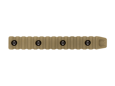 Планка Пикатинни КРУК CRC 9009 Coyote Tan на 14 слотов с креплением M-Lok