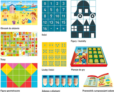 Matematyka w kostce Clementoni Uczę się bawiąc (8005125506071)