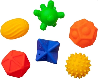 Zestaw piłek sensorycznych Hencz Toys Sensorky 6 szt (5907784468857)