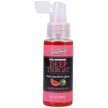 Спрей для глибокого орального сексу зі смаком кавуна Doc Johnson GoodHead DeepThroat Spray 59 мл
