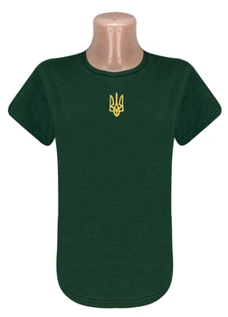 Футболка мужская с накатом 48 хаки Жемчужина Стилей Aрт(4580)