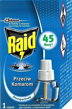 Рідина до фумігатора Raid 45 ночей 27 мл (4000290907078)