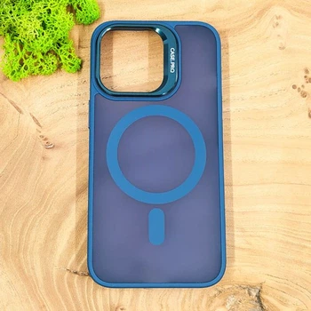 Чехол Baseus Smoke case Magsafe with Metal Stand для iPhone 15 Pro Max Dark Blue