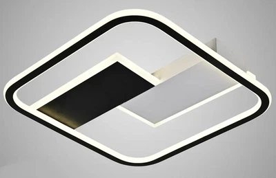 Люстра светодиодная LED с пультом, DIMMER, 134w Sneha (99653316045/3 BLACK+WHITE)