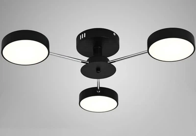 Люстра светодиодная LED с пультом, DIMMER, 72w Sneha (99650116060/3 BLACK)