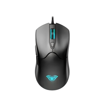 Мышь AULA MOUNTAIN S13 проводная игровая с RGB подсветкой, 3600DPI, чёрный