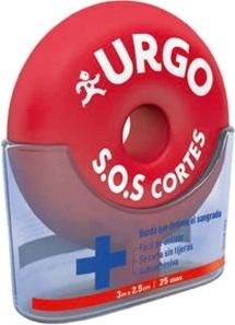 Бандаж Urgo Sos для зупинки кровотечі 2.5 см х 3 м (3664492001227)