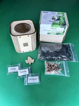 Подарочный набор для выращивания растений Экокуб Grow Box Nevet "Фито" (003002)