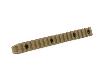 Рейка Пікатінні КРУК CRC 9011 Coyote Tan на 18 слотів із кріпленням M-Lok