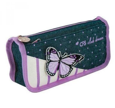 Пенал прямокутний Club Dream Butterfly 2 відділення 21х4.5x4.5см CFS