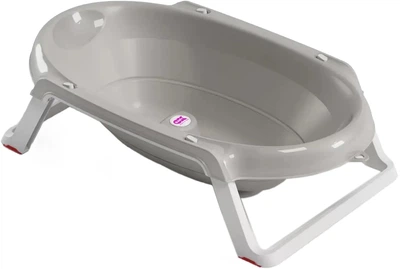 Дитяча анатомічна ванночка Ok Baby Onda Slim Сіра (38952300)