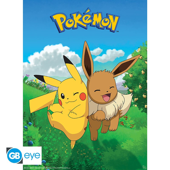 Плакат ABYstyle Pokémon Environments 52 x 38 см 2 шт (3665361084617)