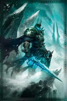 Плакат ABYstyle World Of Warcraft The Lich King 91.5 x 61 см (3665361108047)