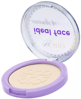 Пудра для обличчя Ingrid Ideal Face пресована з гіалуроновою кислотою 01 8 г (5902026669757)