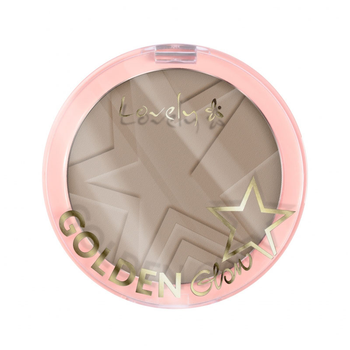 Пудра Lovely Golden Glow Powder для контурування обличчя 3 Cool Brown 10 г (5901801630876)