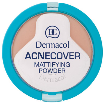 Пудра для обличчя Dermacol Acnecover Mattifying Powder матуюча компактна 02 Shell 11 г (8595003933742)