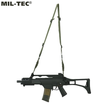 Ремінь для зброї Mil-Tec BUNGEE Olive 16185101