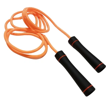 Скакалка посилена для кросфіту BAX 3 m 151234 Black-orange