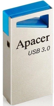 Флеш драйв Usb 3.0 Apacer AH155 32Gb серебристо голубой