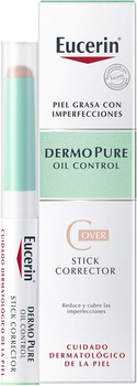 Крем для обличчя Eucerin Dermopure cover stick коректор для проблемної шкіри 2 г (4005800180545)