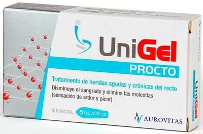 Czopki na hemoroidy Apotex Unigel Procto 5 szt (8470001776259)