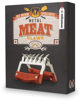 Metalowe szczypce do mięsa Mikamax 2 szt (8719481356118)