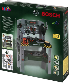 Zabawkowy zestaw narzędzi Klein Regulowany warsztat Bosch z dźwiękiem i narzędziami (4009847086372)