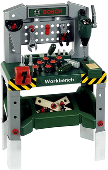 Zabawkowy zestaw narzędzi Klein Regulowany warsztat Bosch z dźwiękiem i narzędziami (4009847086372)