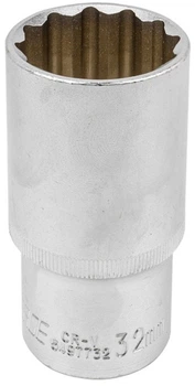 Головка глубокая Forsage 1/2" 12-гранная 32 мм (F-5497732)
